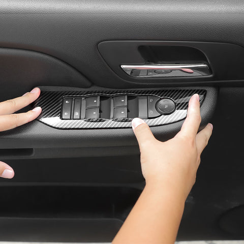 For 2010-2013 Chevy Suburban/Tahoe/Avalanche/GMC-YUKON/SIERRA Interior Car Window Lift Switch Panel Trim Cover