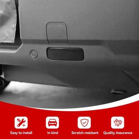 For 2021+ Ford Bronco Sport Smoked Black Rear Fog Light Lamp Guard Protector Cover Trim