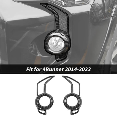 For 2014-2023 Toyota 4Runner SR5/TRD Pro Car Front Fog Light Lamp Decor Cover Trim