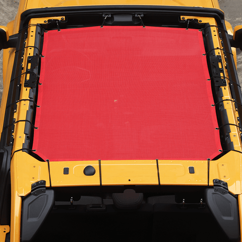 For 2021+ Ford Bronco PVC Roof Mesh Insulation Net Cover