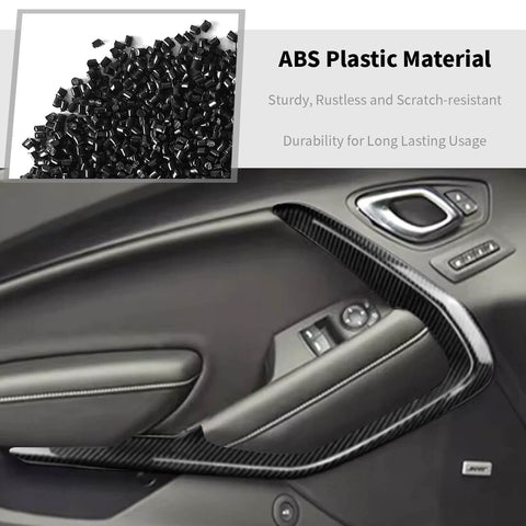 For 2016+ Chevy Camaro Inner Car Door V-Shape Cover Trim Strip