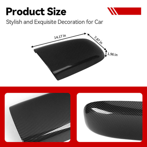 For 2021+ Ford Bronco Sport Center Console Armrest Box Panel Trim Cover