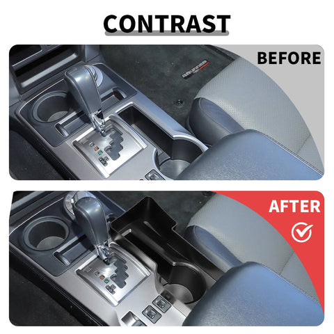 For 2010-2023 4Runner Center Console Gear Shift Side Storage Box Organizer