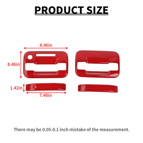 For 2009-2014 Ford F150 Raptor Exterior Outer Door Handle Bowl Cover Trim