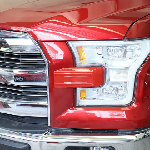 For 2015-2020 Ford F150 Front Face Bumper Headlight Grille Cover Trim