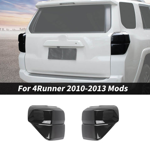 For 2010-2013 4Runner Smoked Black Tail Light Lamp Guard Cover Trim