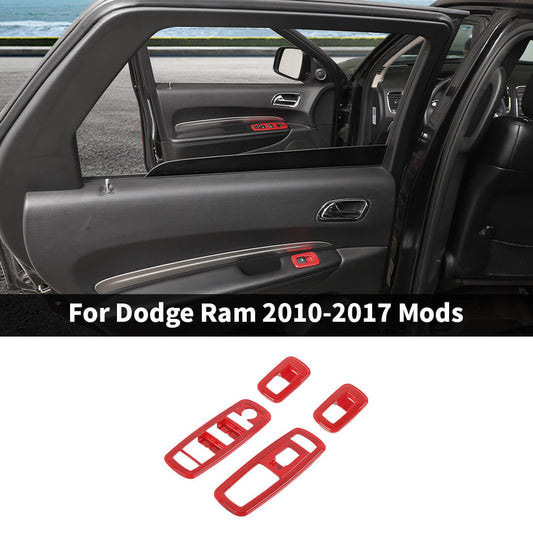 For 2010-2017 Dodge RAM/2011+ Charger/Durango Window Lift Switch Button Panel Cover Trim