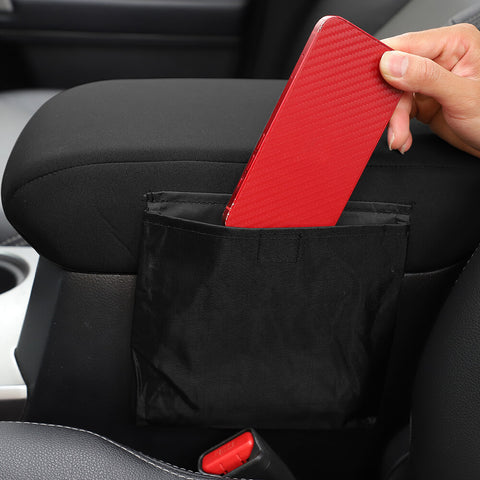 For 2010-2023 Toyota 4Runner Center Console Armrest Box Soft Cloth Pad Cover With Storage Bag