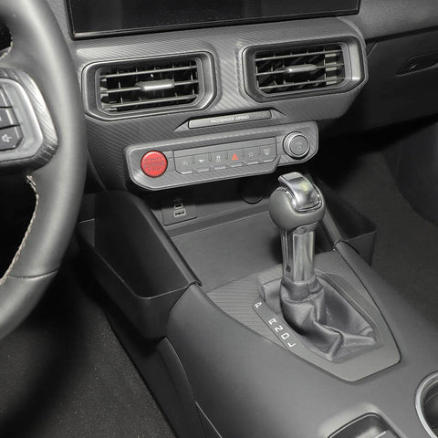 For 2024+ Ford Mustang Center Console Gear Shifte Side Storage Box