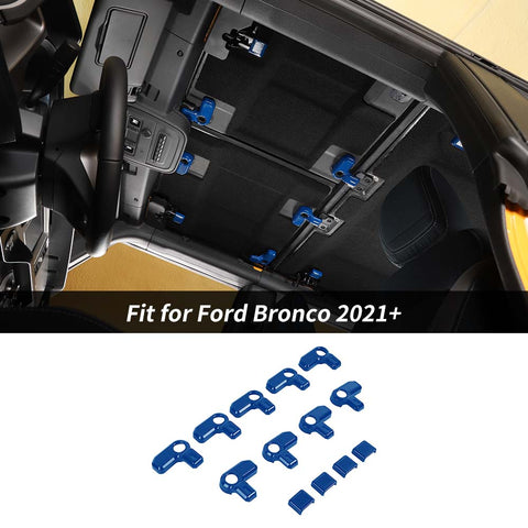 For 2021+Ford Bronco 4-Door 9 x Hardtop Release Open Switch Cover Trim