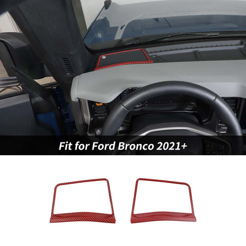 A pillar Horn Speaker Frame Cover Trim Bezels For Ford Bronco 2021+ Accessories | CheroCar