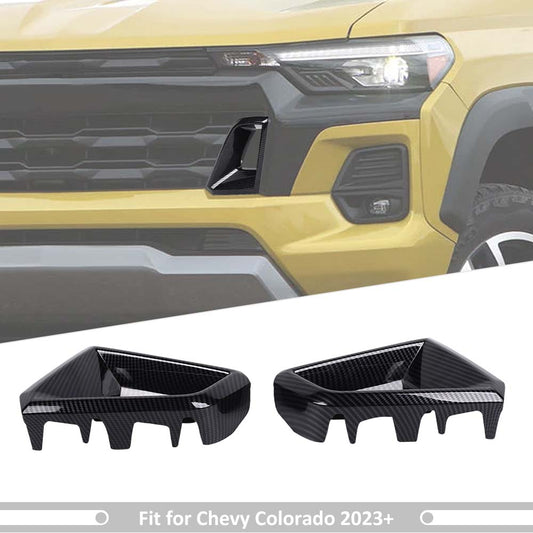 For 2023+ Chevy Colorado Front Side Bumper Grille Engine Inlet Air Vent Trim