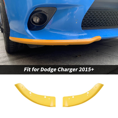 For 2015+ Dodge Charger SRT Front Bumper Lip Splitter Protector Cover Trim