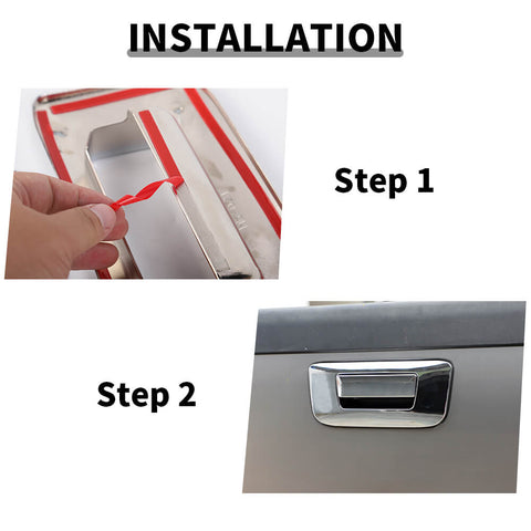 For 2007-2013 Chevy Silverado/GMC-SIERRA Chrome Tailgate Handle Trim Cover