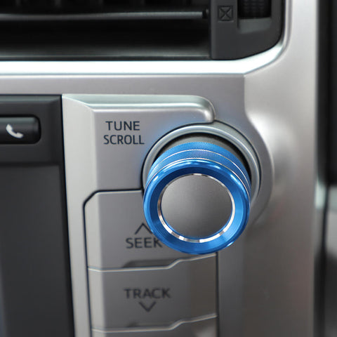 For 2010-2023 4Runner Center Console Audio Switch Button Knob Ring Cover Trim
