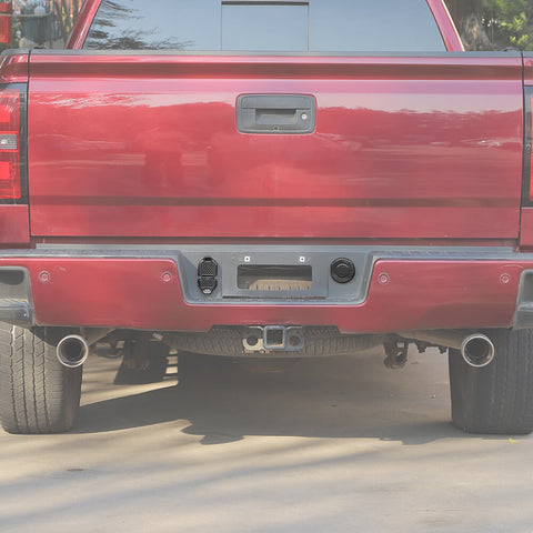 For 2014-2020 Chevy Silverado/GMC Sierra/2014+ Colorado/GMC CANYON Trailer Power Outlet & Rear Spare Tire Lock Covers