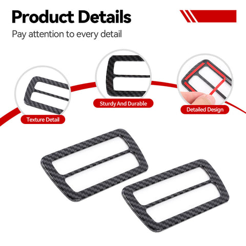 For 2024+ 4Runner Interior Dashboard Air Vent Outlet Cover Trim