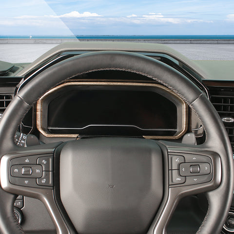 For 2022+ Chevy Silverado 18 x Inner Center Console Dash & Door Handle Trim Cover Kit