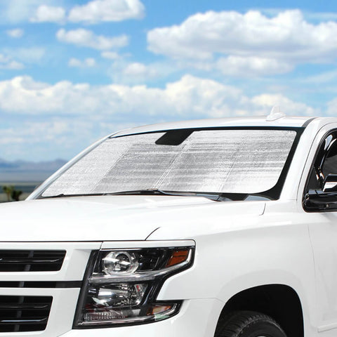 For 2014-2019 Chevy Suburban/Tahoe/GMC YUKON Front Window Sunshade Sun Visor Heat UV Protect Cover