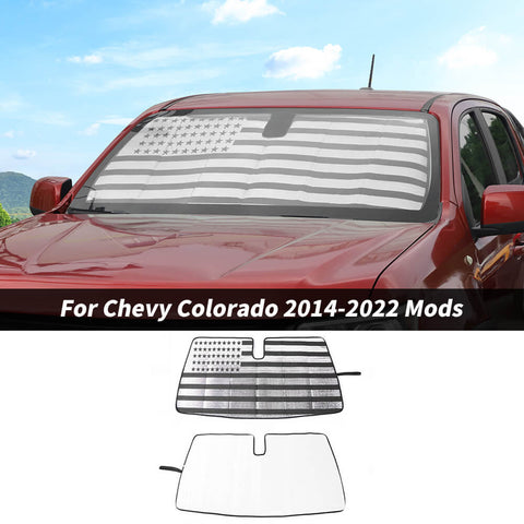 For 2014-2022 Chevy Colorado/GMC-CANYON Front Windshield Sunshade UV Protector Sun Shade Visor