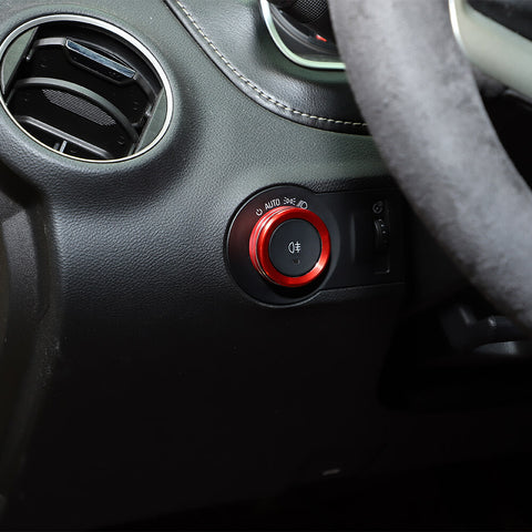 For 2010-2015 Chevy Camaro Center Headlight Switch Button Knob Ring Trim