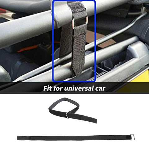 Fit for universal car Soft Top Rear Window Roll-Up Snap Straps
