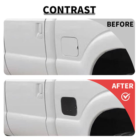 For 2008-2016 Ford F250/F350/F450/F550 Gas Cap Fuel Door Gas Tank Cover Trim