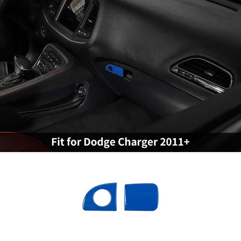 Passenger Storage Grab Handle Button Trim for Dodge Challenger 2015+ & Charger 2010+ & Chrysler 300C 2011+｜CheroCar