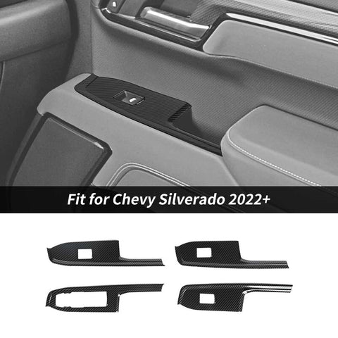 Window Lift Panel Switch Trim Cover For Chevy Silverado/GMC Sierra 2022+ Accessories | CheroCar