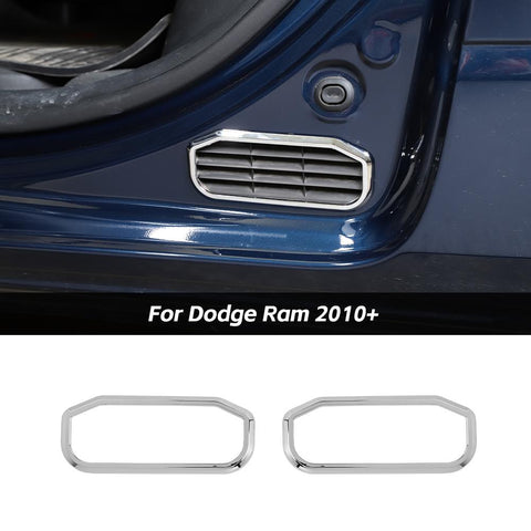 Rear Door Air Exhaust Vent Trim Cover Frame For Dodge Ram 2010+ Accessories | CheroCar