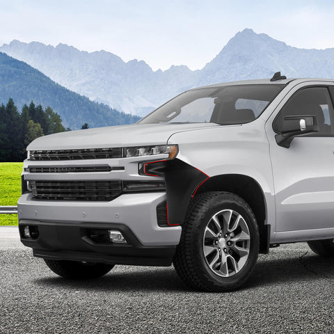 For 2019+ Chevy Silverado Exterior Front Bumper Upper Cover Fascia Trim