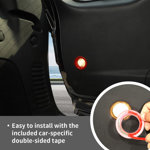 For 2011+ Dodge Durango Car Rear Tailgate Light Lamp Ring Cover Trim