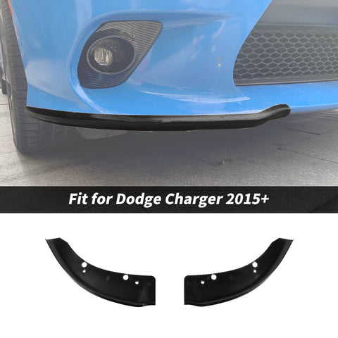 For 2015+ Dodge Charger SRT Front Bumper Lip Splitter Protector Cover Trim