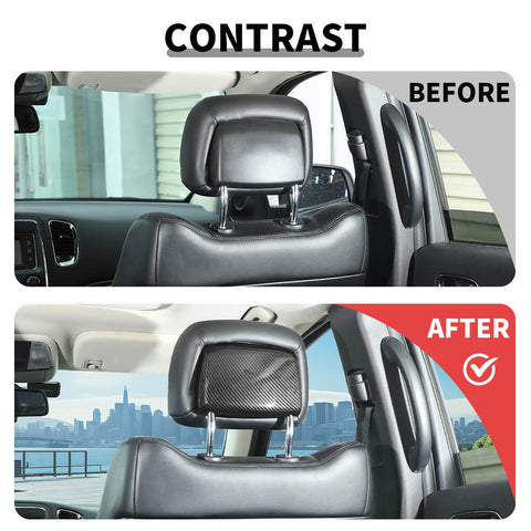 For 2011-2020 Dodge Durango Front Seat Headrest Rear Panel Trim Cover