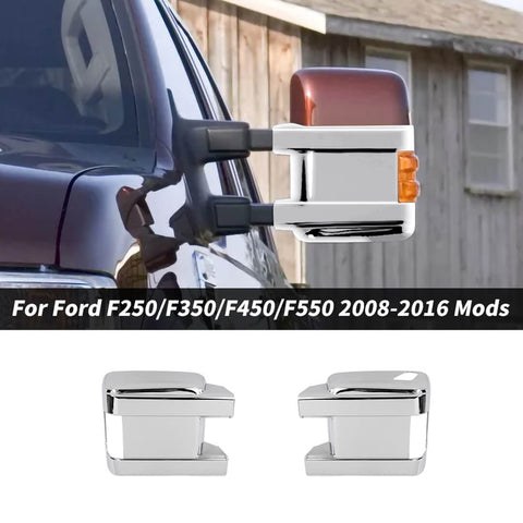 For 2008-2016 Ford F250/F350/F450/F550 Side Rearview Mirror Shell Trim Cover