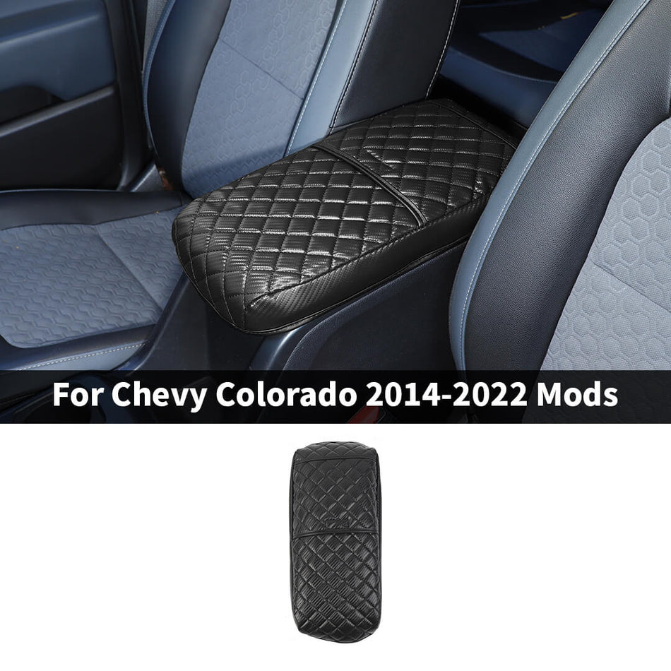For 2014-2022 Chevy Colorado/GMC-CANYON Center Console Leather Armrest Box Pad Protector Cover
