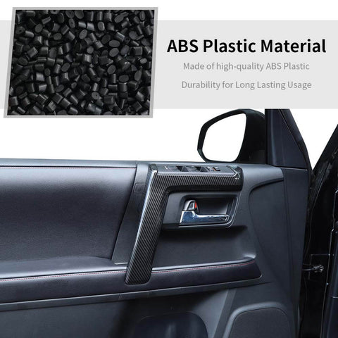 For 2010+ Toyota 4runner Interior Door Armrest Handle Stripe Decor Cover Trim