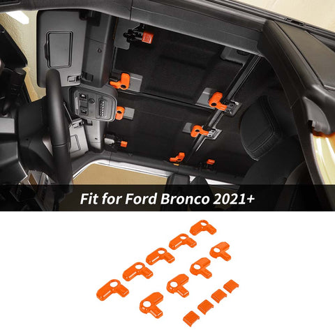 For 2021+Ford Bronco 4-Door 9 x Hardtop Release Open Switch Cover Trim