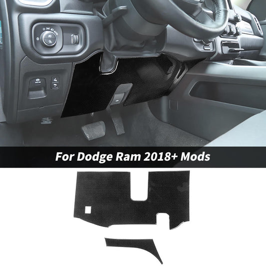 For 2018+ Dodge RAM Steering Wheel Under Anti-kick Panel Trim Cover