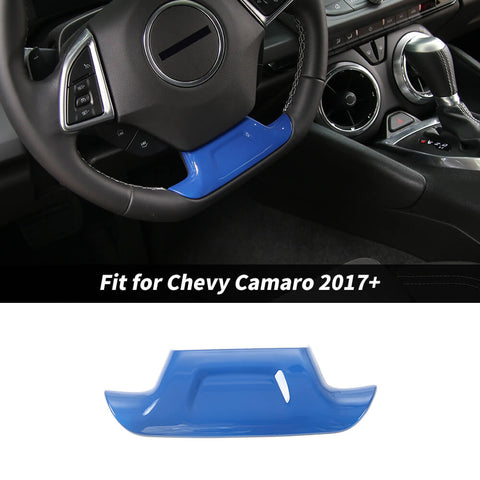 For 2017+ Chevrolet Camaro Steering Wheel Lower Decor Cover Trim Bezels
