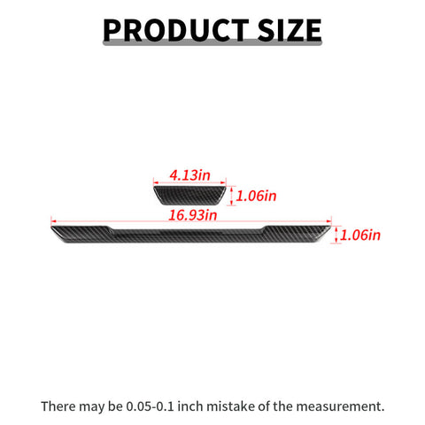 For 2022+ Chevy Silverado Interior Center Console Dash Panel Trim Overlay