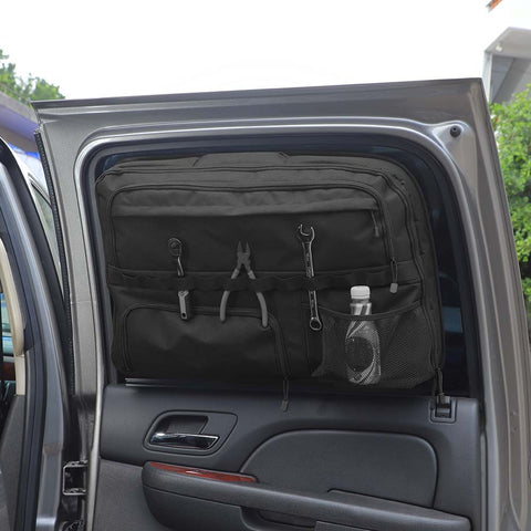 Rear Window Storage Bag Kit For Chevy Avalanche 2007-2013/Dodge Ram 2010-2017 Black Accessories | CheroCar