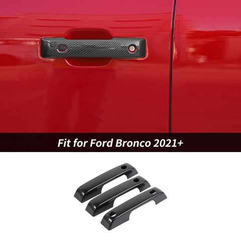 Exterior Door Handle Protector Shell Cover Trim For Ford Bronco 2021+ 2Dr Accessories | CheroCar