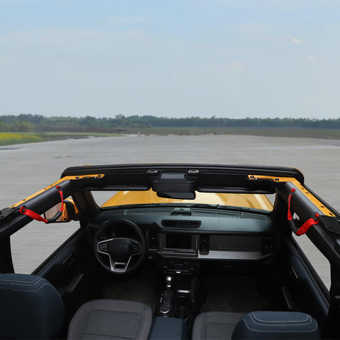 For 2021+ Ford Bronco Car Top Roll Bar Grab Handles Grip Accessories (2 pcs)