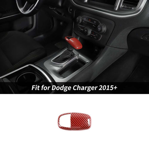 Interior Gear Shift Knob Decor Cover Trim For Dodge Charger/Challenger 2015+/Durango 2018+ Accessories | CheroCar