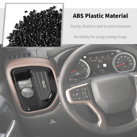 For 2019-2022 Chevy Silverado/GMC Sierra Dash Sides AC Air Vent Trim Cover