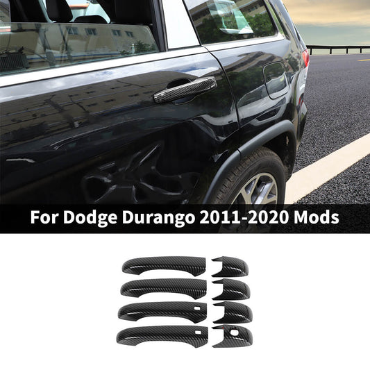 For 2011-2020 Dodge Durango Exterior Car Door Handle Shell Decor Cover Trim