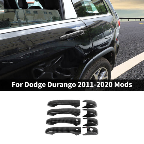 For 2011-2020 Dodge Durango Exterior Car Door Handle Shell Decor Cover Trim