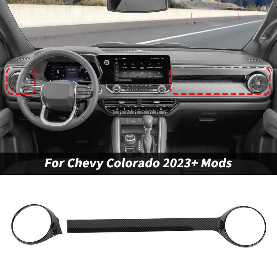 For 2023+ Chevy Colorado Center Console Air Condition Vent Trim Cover