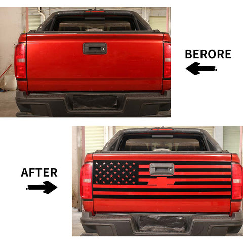 For 2014-2022 Chevy Colorado Pickup Truck Tailgate sticker Decal US Flag